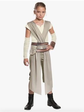 Disney Ray Star Wars costume girls brand new Jedi costume. Kids Large.